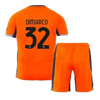 Inter Milan Federico Dimarco #32 Tredje Tröja Barn 2023-24 Kortärmad (+ Korta byxor)